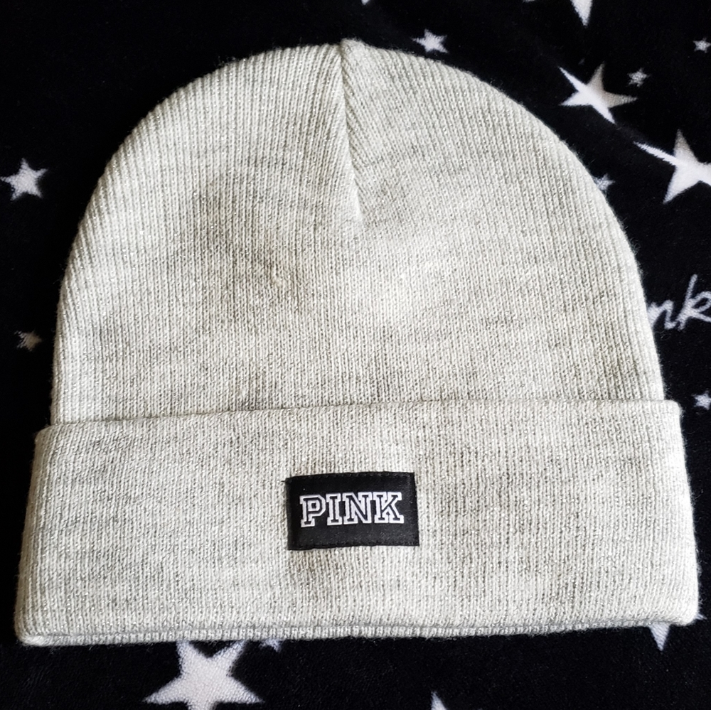 NWOT PINK by Victoria's Secret beanie hat